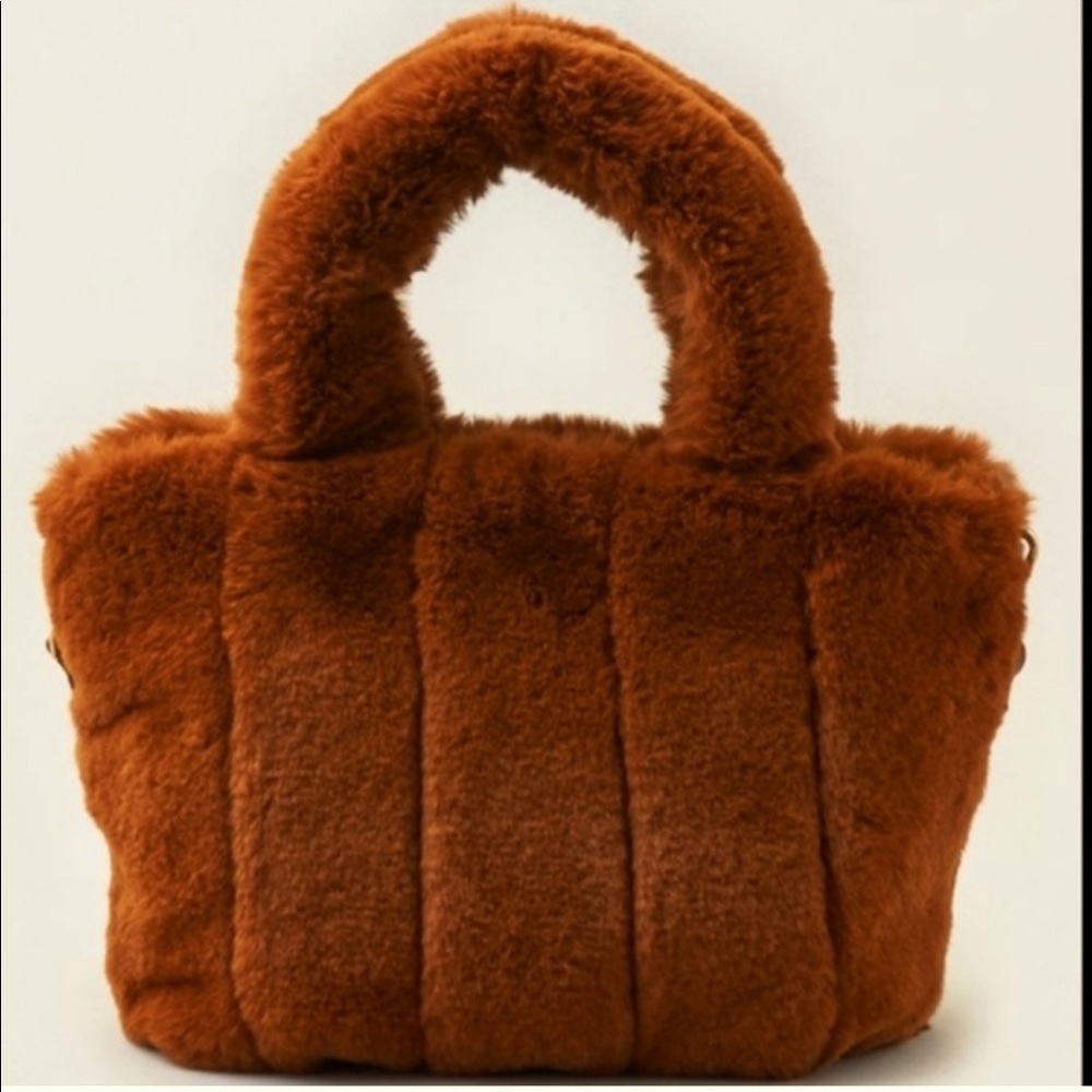 Free People Faux Fur Fuzzy‎ Purse